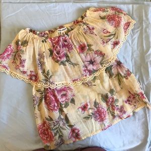 NWOT Billabong Floral Top